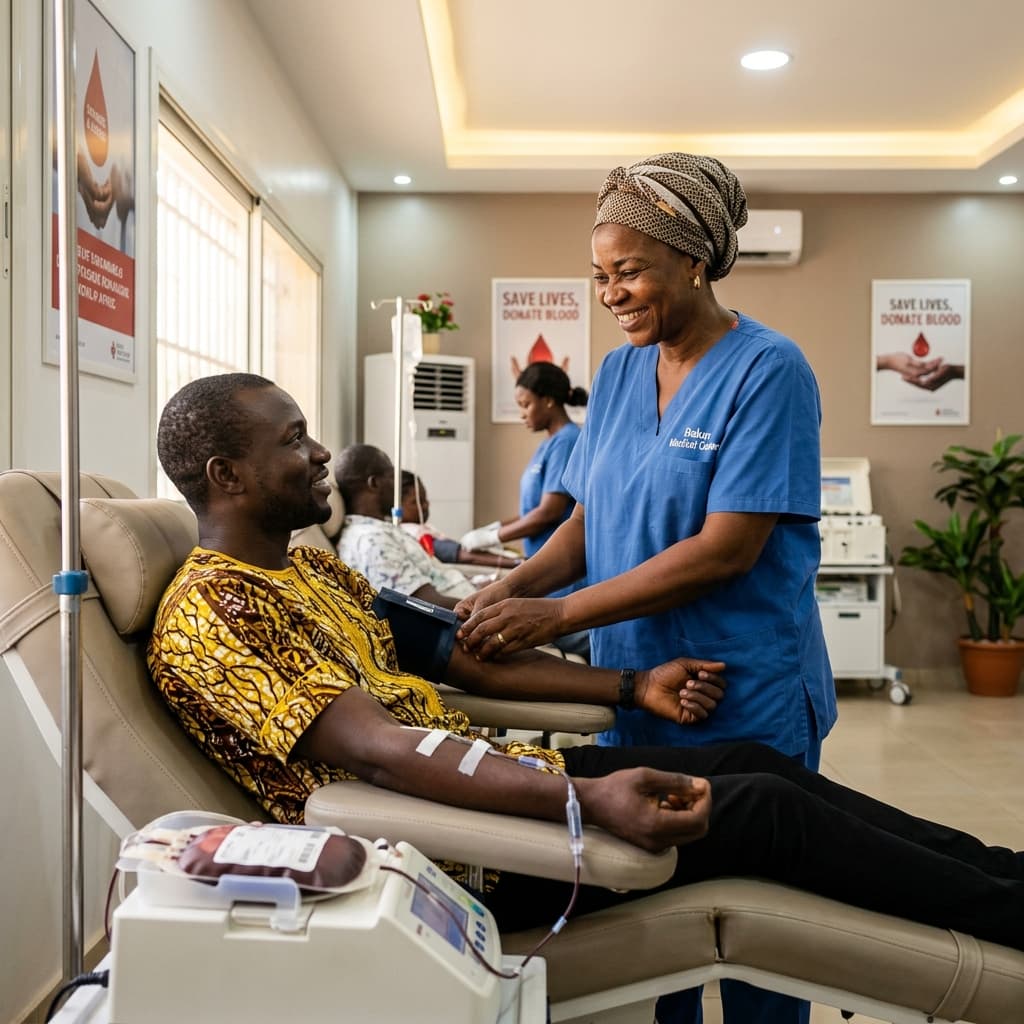 Illustration don de sang